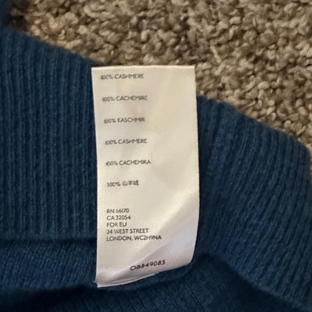 Free people blue cashemere cardigan - Picture 3 of 4